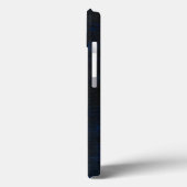 青い半透明の魚のシルエット Case-Mate iPhoneケース (裏面 / 左)