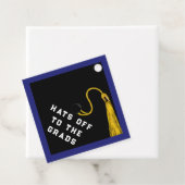 青い卒業おめでとう フェイバータグ (インサイチュ)