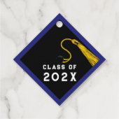 青い卒業おめでとう フェイバータグ (裏面)