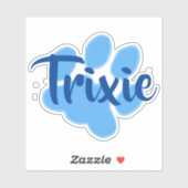 青い印刷のカスタムシール シール (シート)