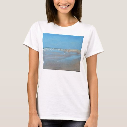 青い反射Montalivet Tシャツ (正面)