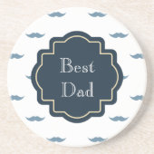 青い口ひげ コースター (正面)