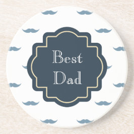 青い口ひげ コースター