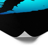 青い口紅 ポスター (角)