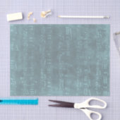 青い古い音楽シートテクスチャ 薄葉紙 (クラフト)