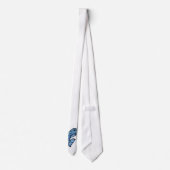 青い可愛いナラル ネクタイ (裏面)