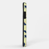 青い可愛い子猫と赤い魚 Case-Mate iPhoneケース (裏面/右)