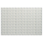 青い可愛い子猫と赤魚 ファブリック (ヤード)