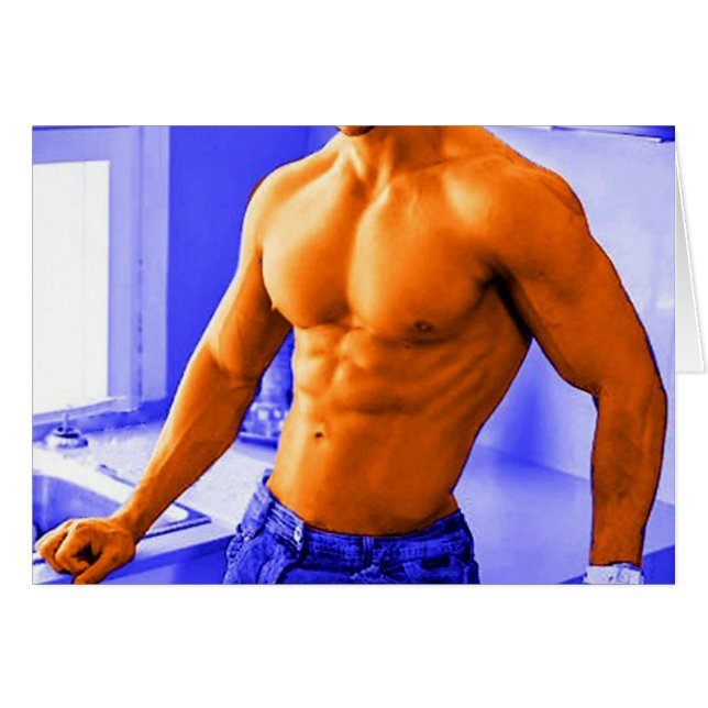 青い台所大きな塊 (正面横)