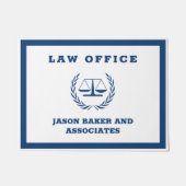 青い司法 ドアマット (正面)