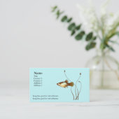 青い名刺のPlaty 名刺 (スタンド正面)