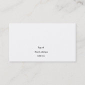 青い名刺 名刺 (裏面)