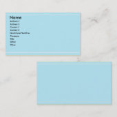 青い名刺 名刺 (正面/裏面)