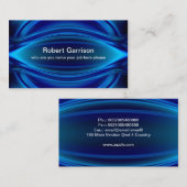 青い名刺 名刺 (正面/裏面)