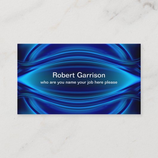 青い名刺 名刺 (正面)