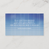 青い名刺 名刺 (裏面)