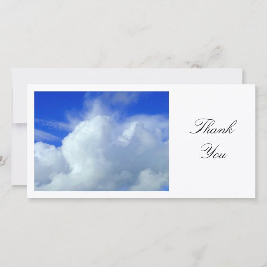 青い向こうの人 – ありがとう サンキューカード (正面)