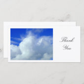 青い向こうの人 – ありがとう サンキューカード (正面/裏面)