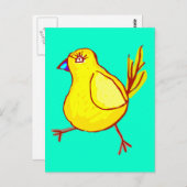 青い唇のヒック ポストカード (正面/裏面)