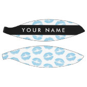 青い唇，キス，口紅，あなたの名前，パーソナライズ バスケットボール (パネル)