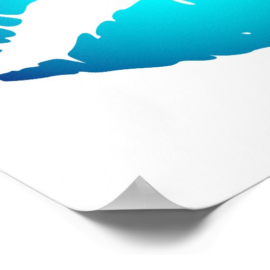 青い唇 ポスター (角)