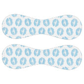 青い唇、唇のパターン、青い口紅、キス ソフトボール (パネル)