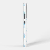 青い唇、唇のパターン、青い口紅、キス SAMSUNG GALAXYケース (右側面)