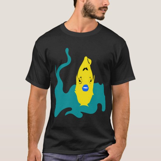 青い唇 Tシャツ (正面)
