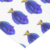 青い唐魚漫画イラストレーション テーブルクロス (アングル)