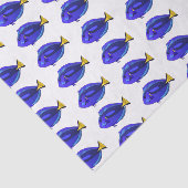 青い唐魚漫画イラストレーション 薄葉紙 (詳細)