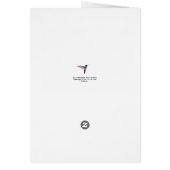 青い喉を持つヒトデのハミングバード (裏面)