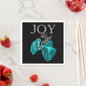 青い喜びの平和 スタンダードカクテルナプキン (インサイチュ)