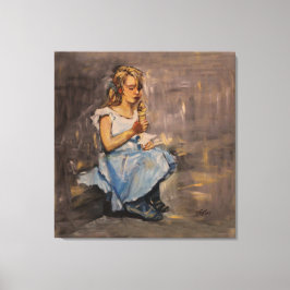 「青い喜び」ストレッチされたキャンバス印刷 キャンバスプリント