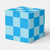 青い四角いブロックパターン フェイバーボックス (裏面サイド)