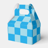 青い四角いブロック幾何学模様 フェイバーボックス (裏面サイド)