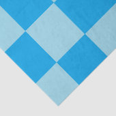 青い四角いブロック幾何学模様 薄葉紙 (詳細)