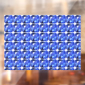 青い四角い模様 ウィンドウサイン (シート2)