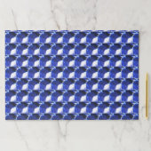 青い四角い模様 ペーパーパッド (インサイチュ)