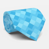 青い四角のネクタイ ネクタイ (ロール)