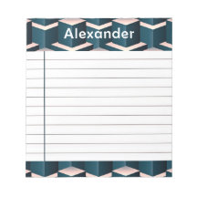 青い四角モダン形のジオメトリパターンをパーソナライズ