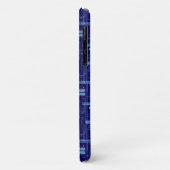 青い回路基板パターン Case-Mate iPhoneケース (裏面/左)