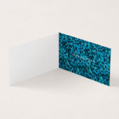 青い図形企業の 名刺 (内部)