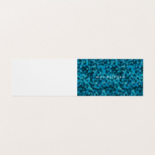 青い図形企業の 名刺 (内部フラット)