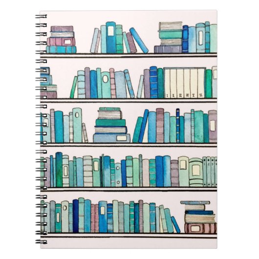 青い図書館のノート ノートブック (正面)