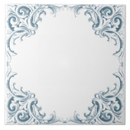 青い地中海の装飾パターン タイル