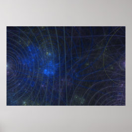 青い地図の破片 ポスター