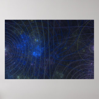 青い地図の破片 ポスター