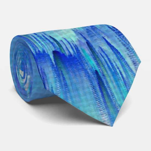 青い地平線、美しいタイ ネクタイ (ロール)