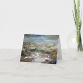 青い地平線Notecard カード (正面)