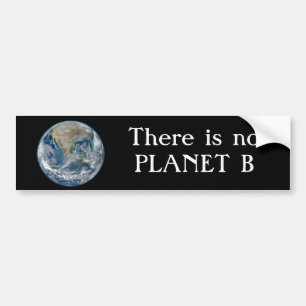 "青い地球が付いている惑星B"がありません バンパーステッカー